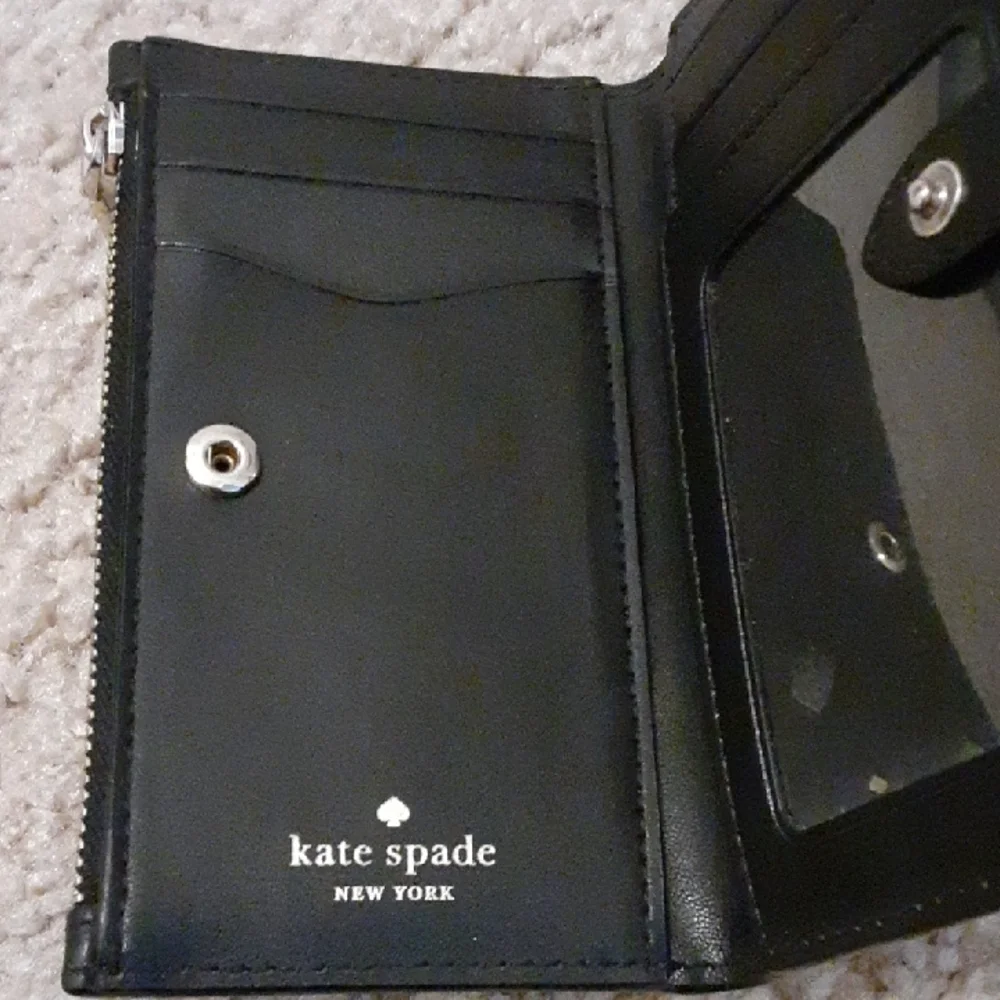 Kate Spade Black Leather Wallet - Picture 7 of 8
